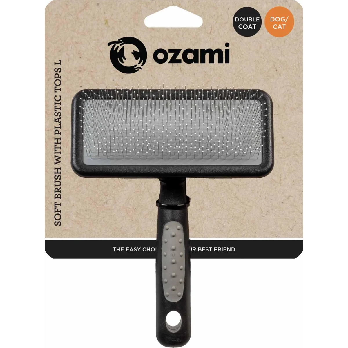 Ozami Soft Brush With Plastic Tops Large 14,5x11x3,5cm