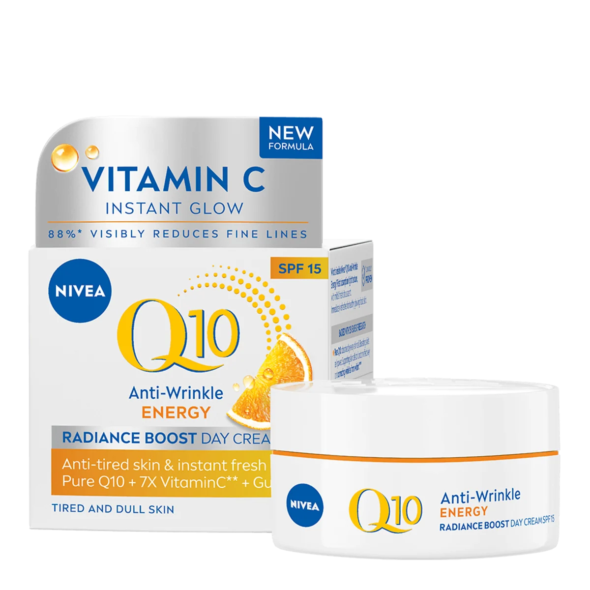 Nivea Q10 Energy Day Cream SPF 15, 50 ml