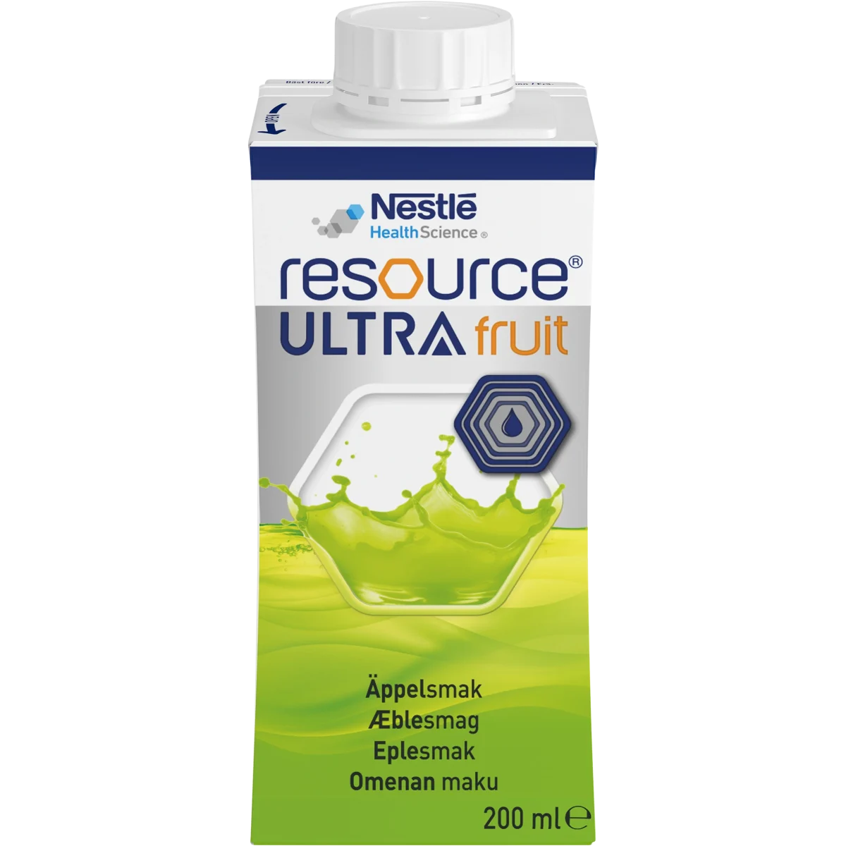 Resource Ultra Fruit Äpple 4x200 ml