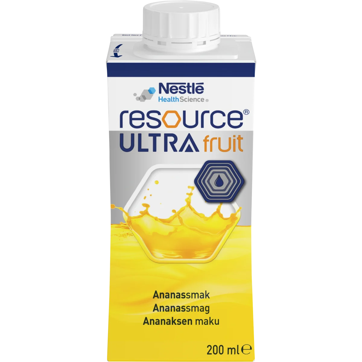 Resource Ultra Fruit Ananas 4x200 ml