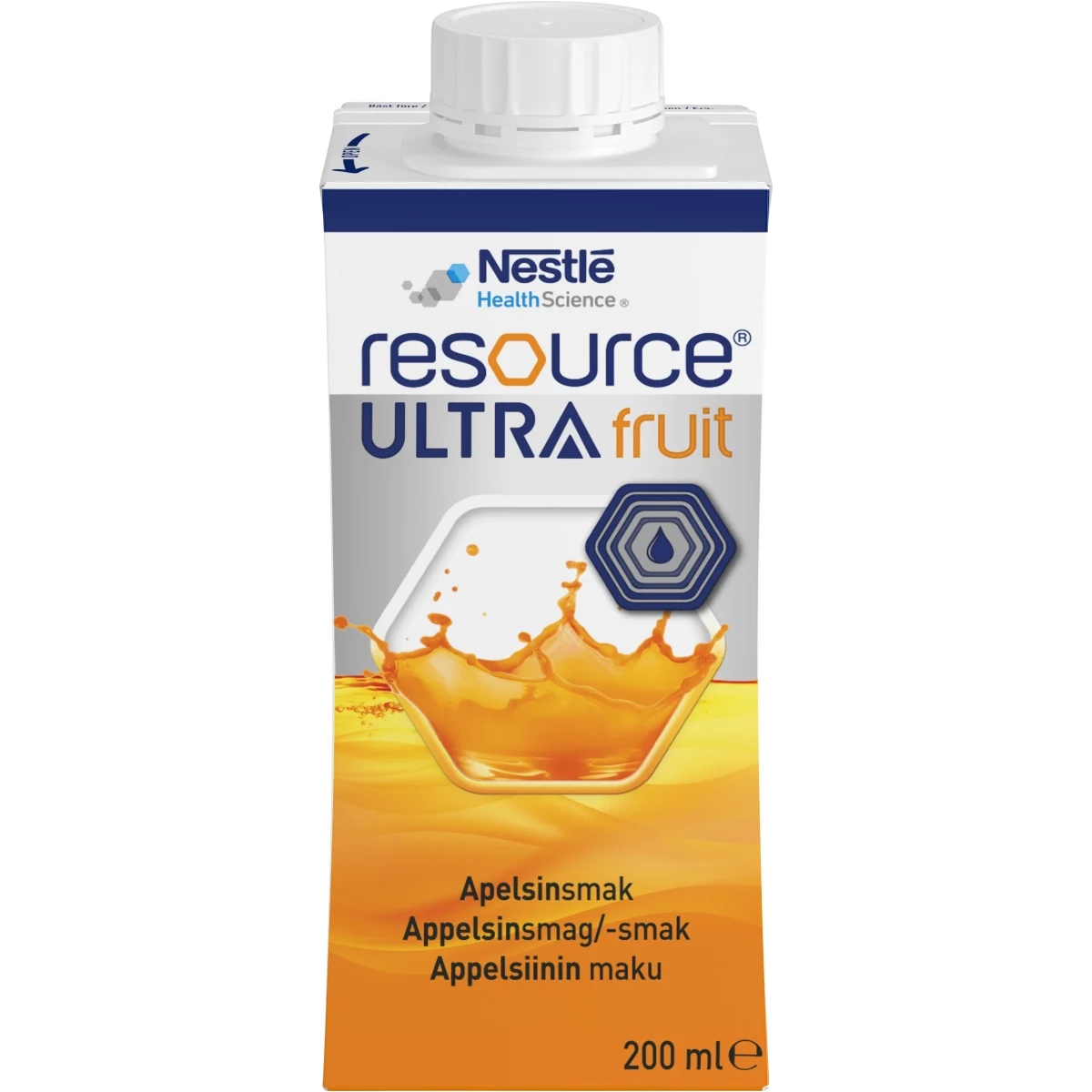 Resource Ultra Fruit Apelsin 4x200 ml