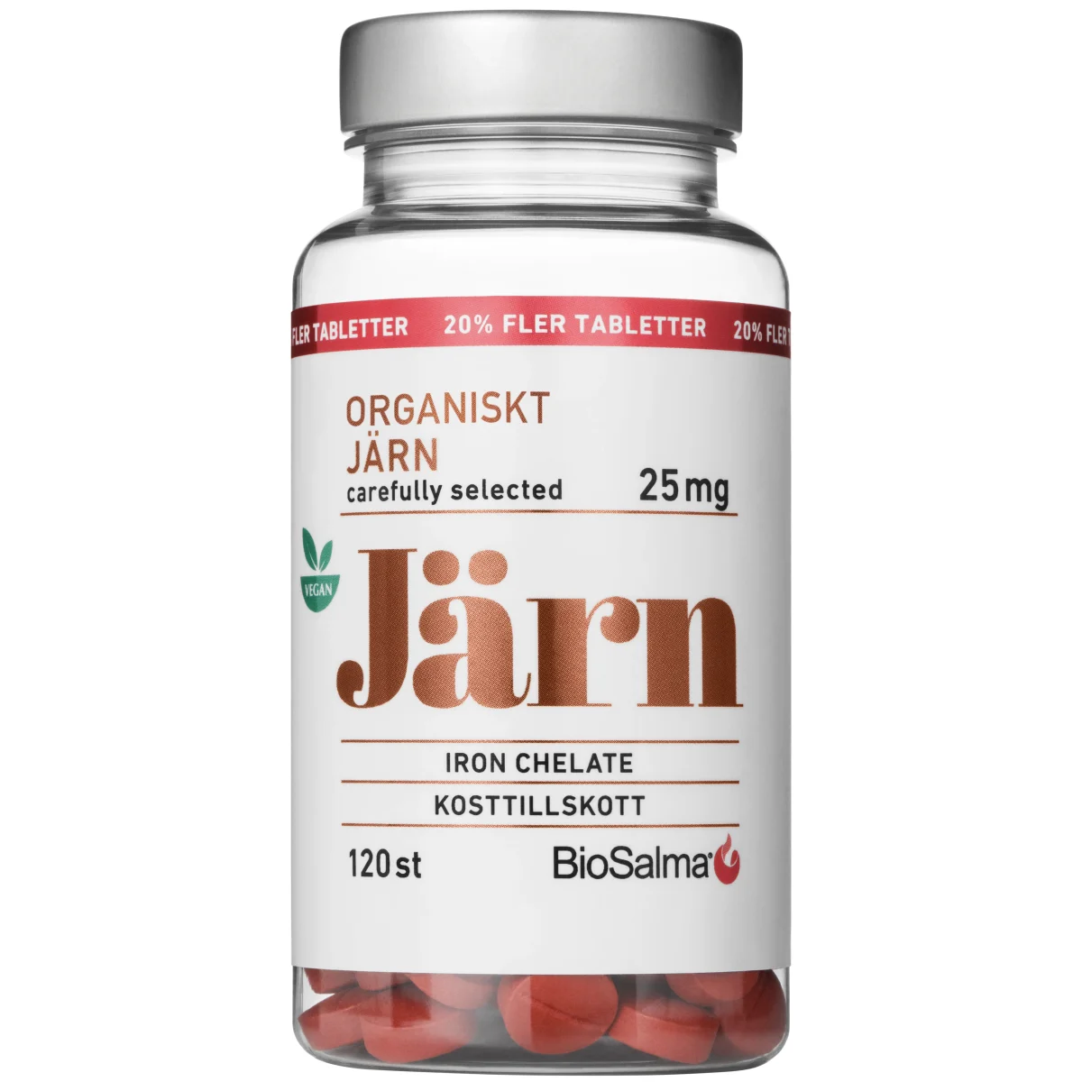 BioSalma Organiskt Järn 120 st