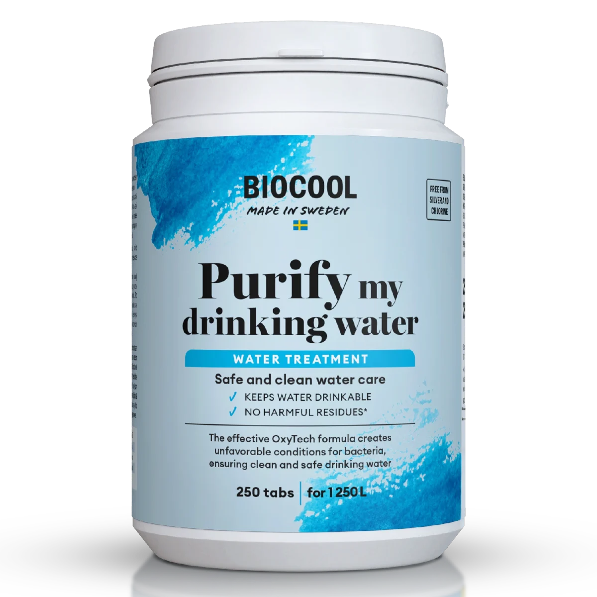 BioCool Purify My Drinking Water 250 tabletter