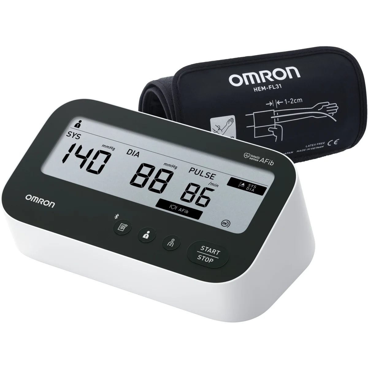 Omron M4 Connect AF Blodtrycksmätare (HEM-7196T1-FLE)