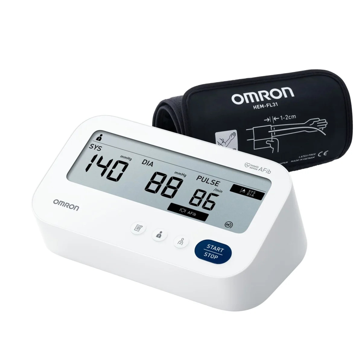 Omron M3 Comfort Afib Blodtrycksmätare (HEM-7196-FLE)