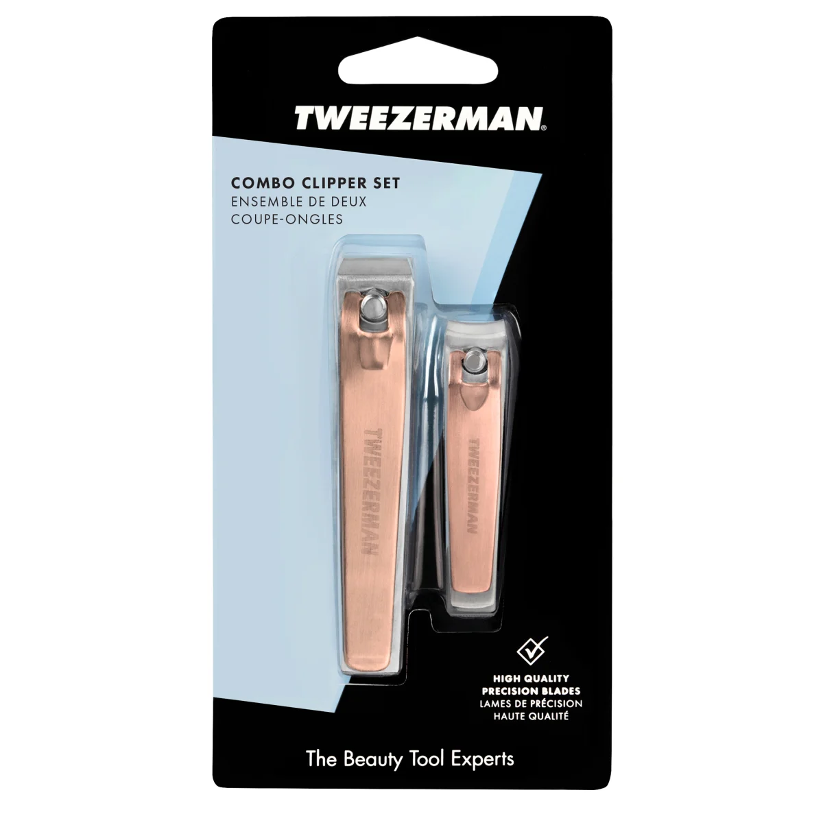 Tweezerman Retail Combo Clipper Set Rose Gold