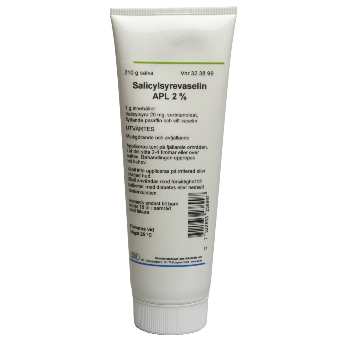 Salicylsyrevaselin 2% APL 210 g