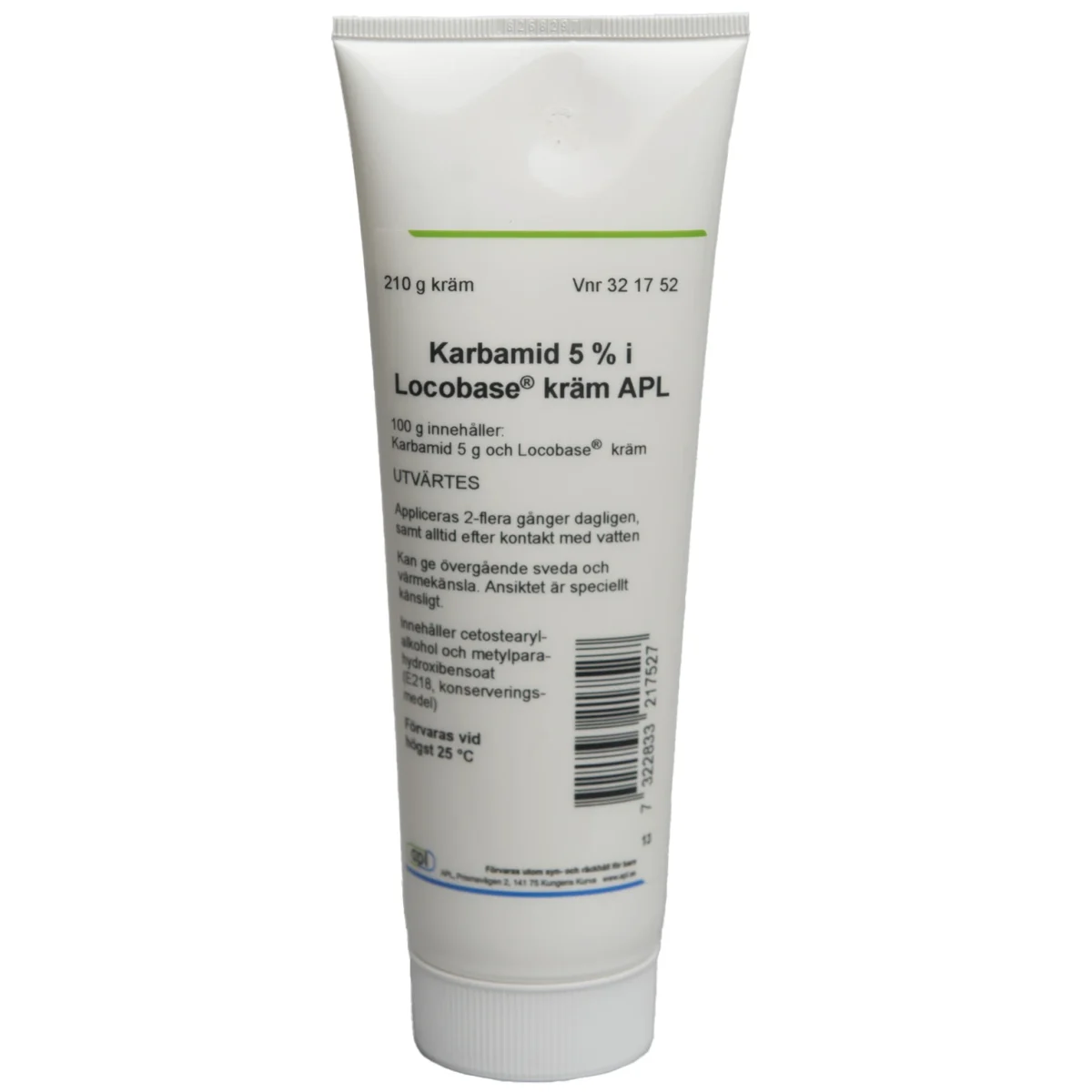 Karbamid 5% i Locobase® Kräm APL 210 g