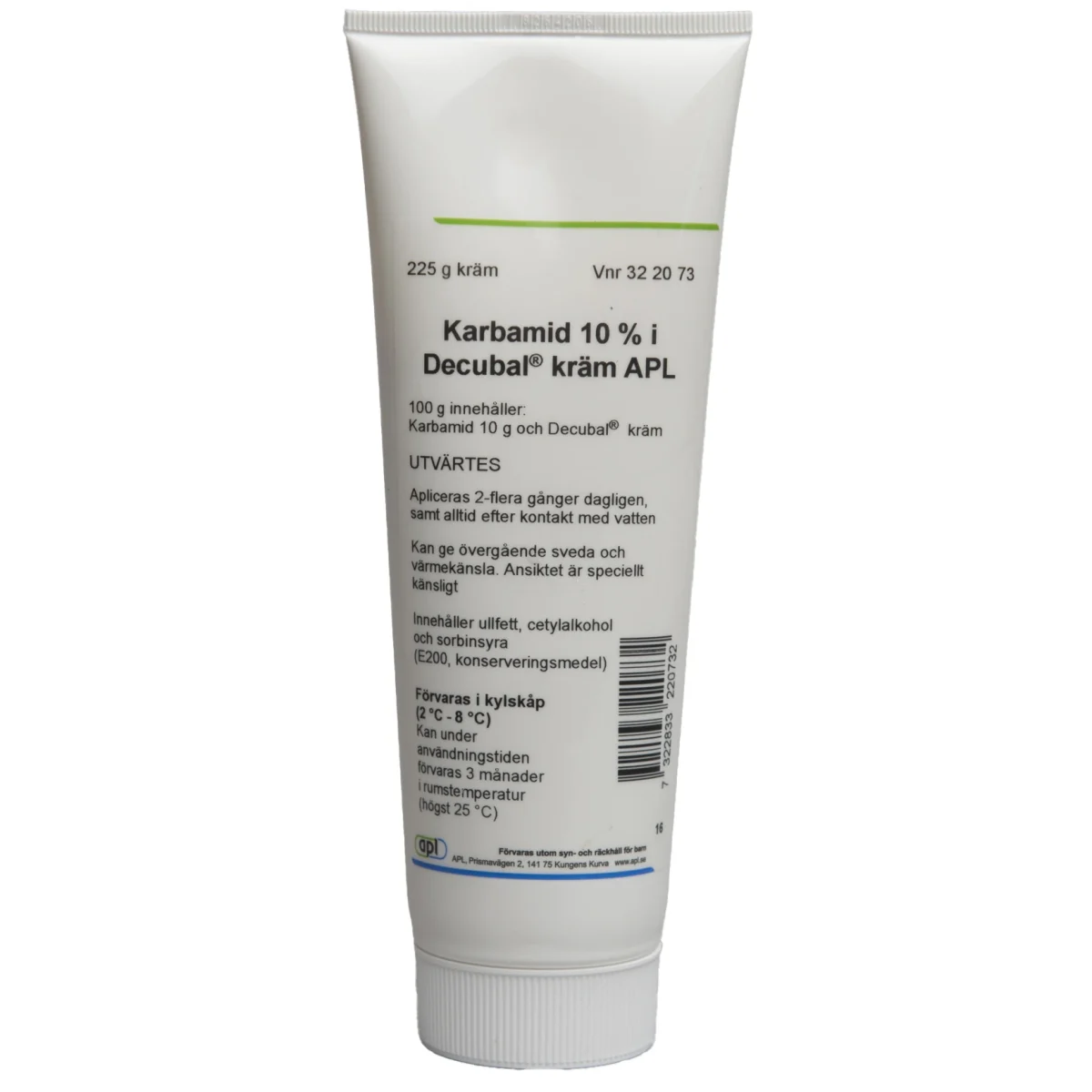 Karbamid 10% i Decubal® Kräm APL 225 g