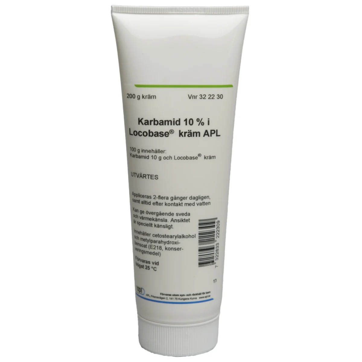 Karbamid 10% i Locobase® Kräm APL 200 g