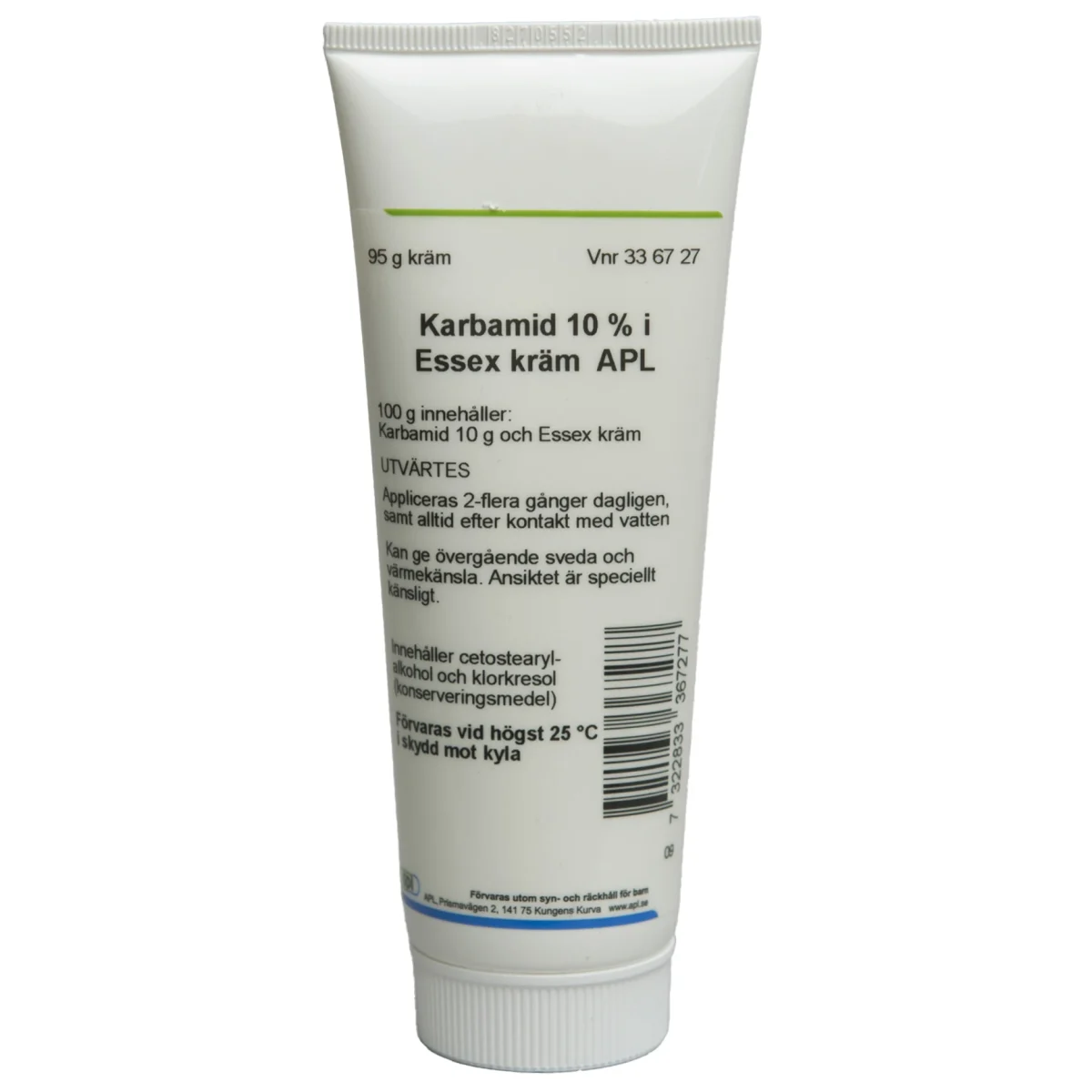 Karbamid 10% i Essex Kräm APL 95 g