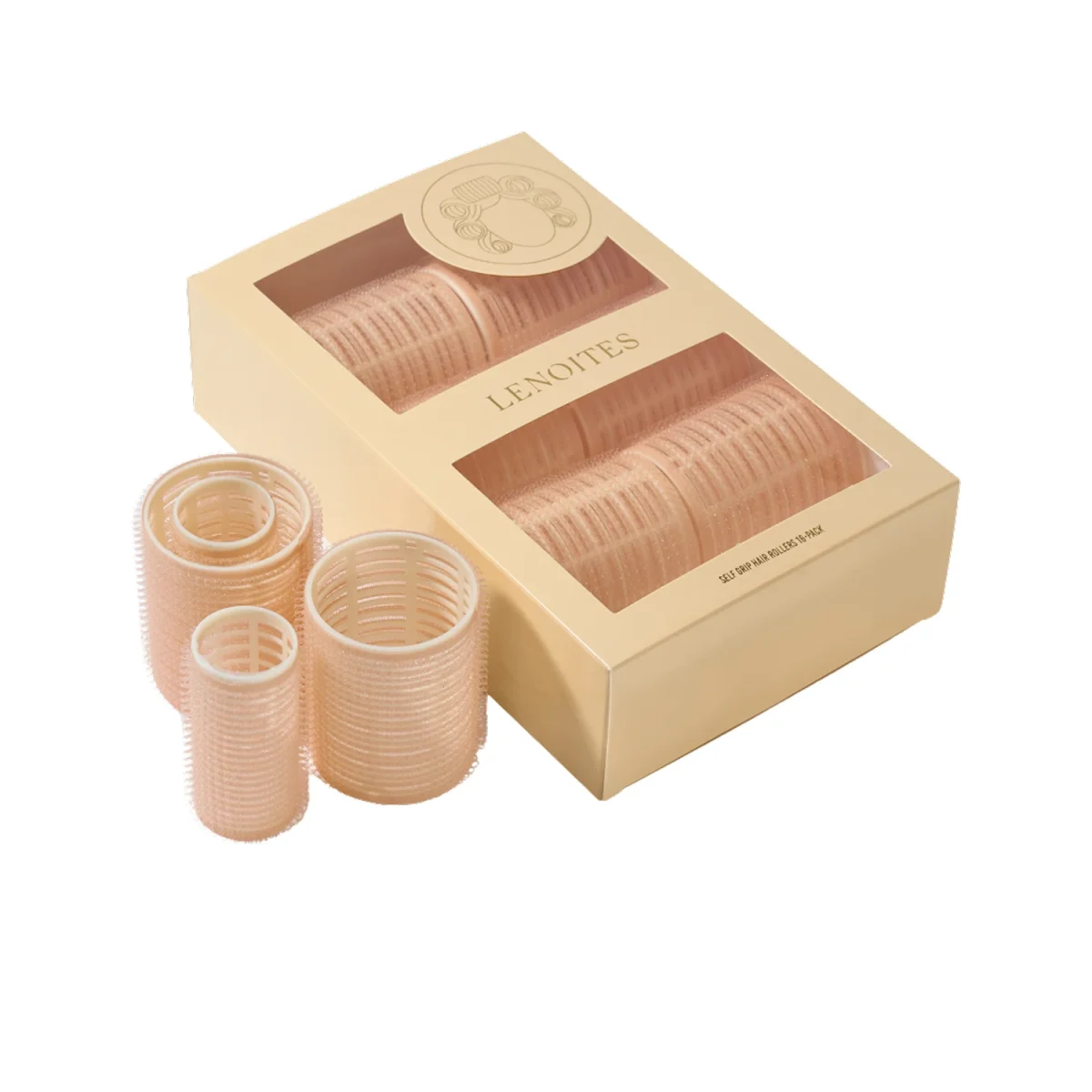 Lenoites Self Grip Hair Rollers 16 st