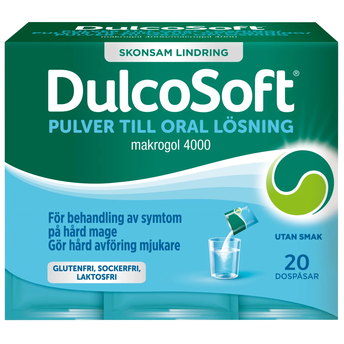 DulcoSoft pulver till oral lösning dospåse 20 st