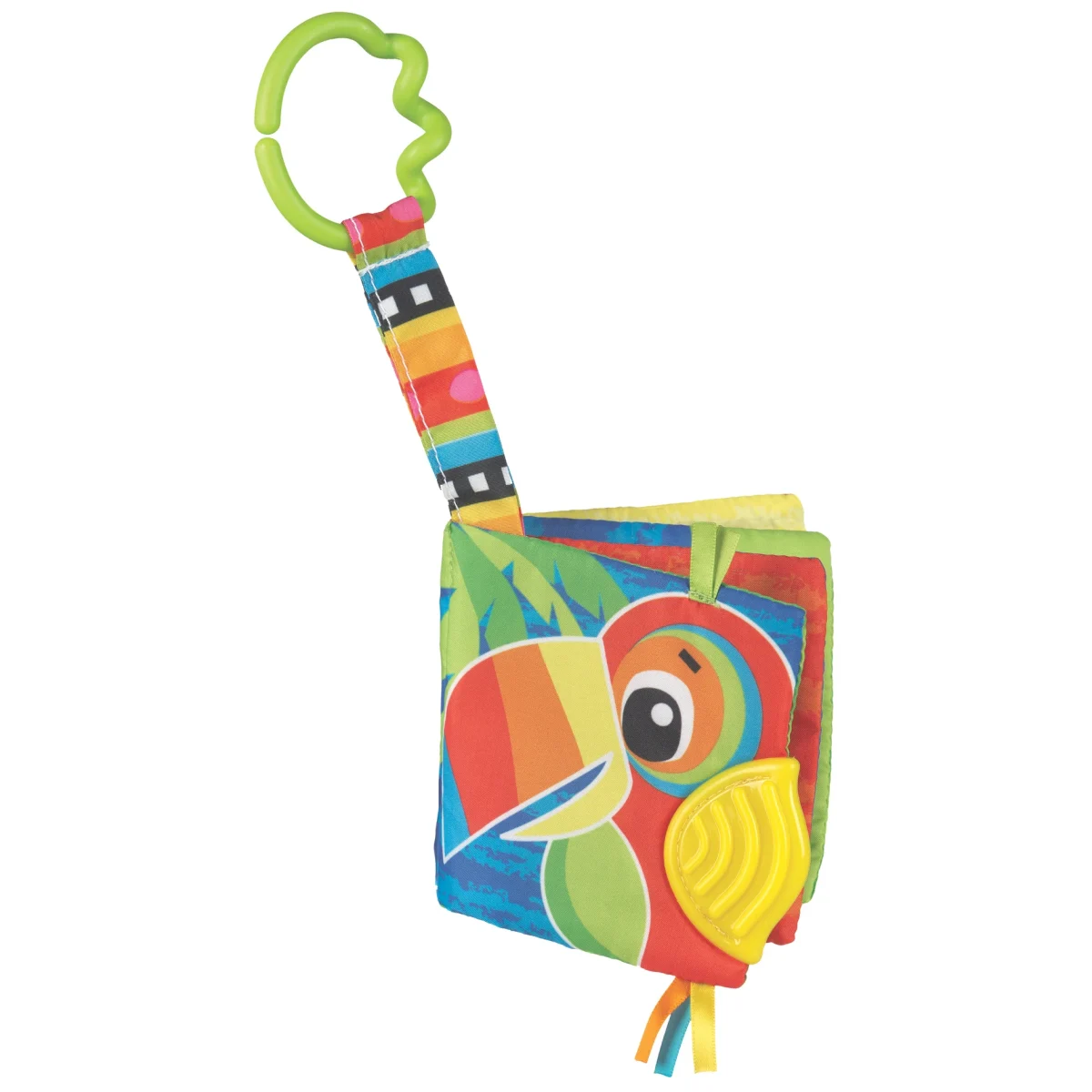 Playgro Jazzy Jungle Teether Book Aktivitetsleksak 3 mån+