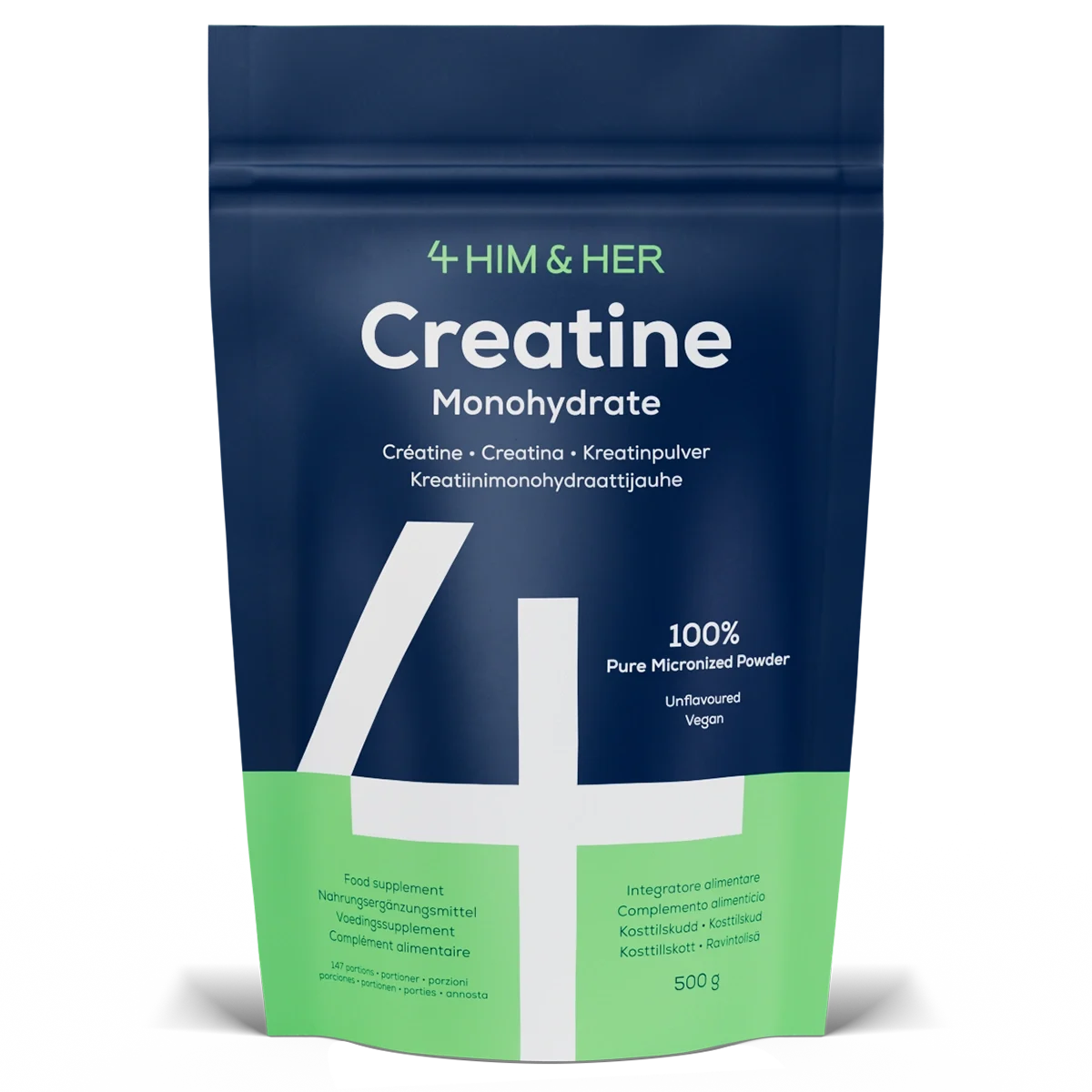 4Him&Her Creatine Monohydrate Kreatinpulver 500 g