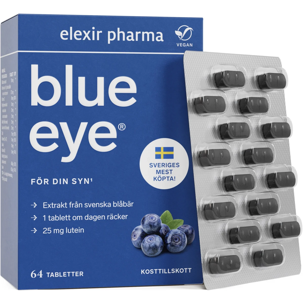 Elexir Pharma Blue Eye 64 tabletter