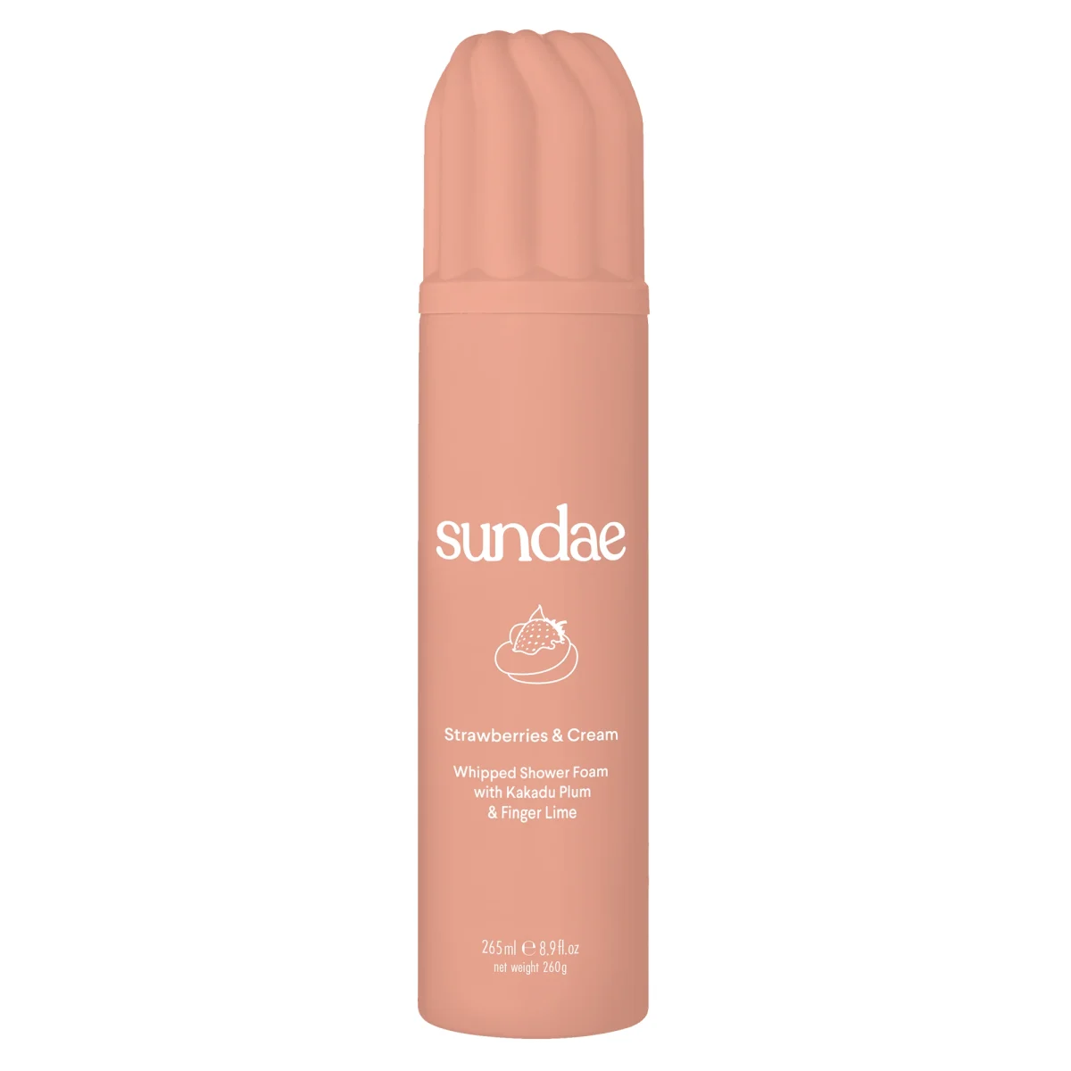 Sundae Body Foaming Body Wash Strawberries & Cream 265 ml