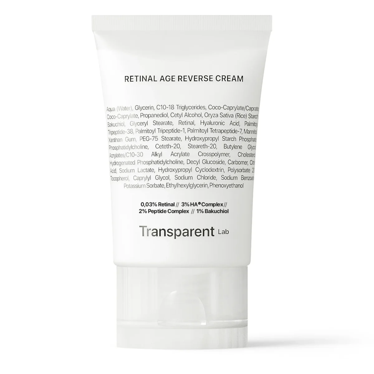 Niche Beauty Lab Transparent Lab Retinal Age Reverse Cream 30 ml