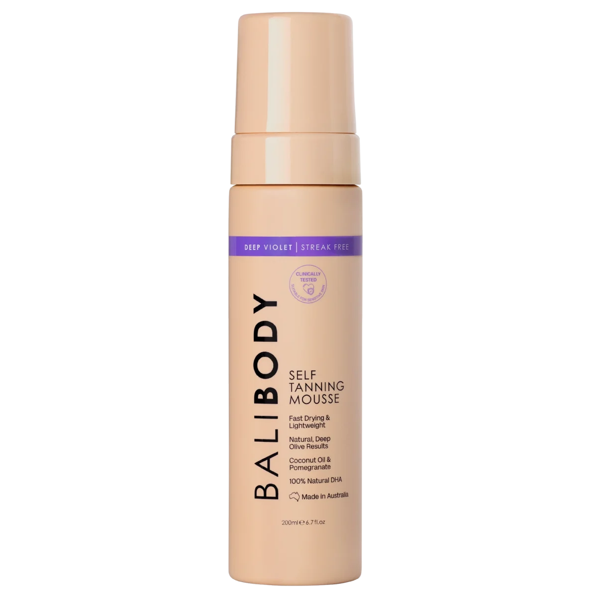Bali Body Deep Violet Self Tanning Mousse 200 ml