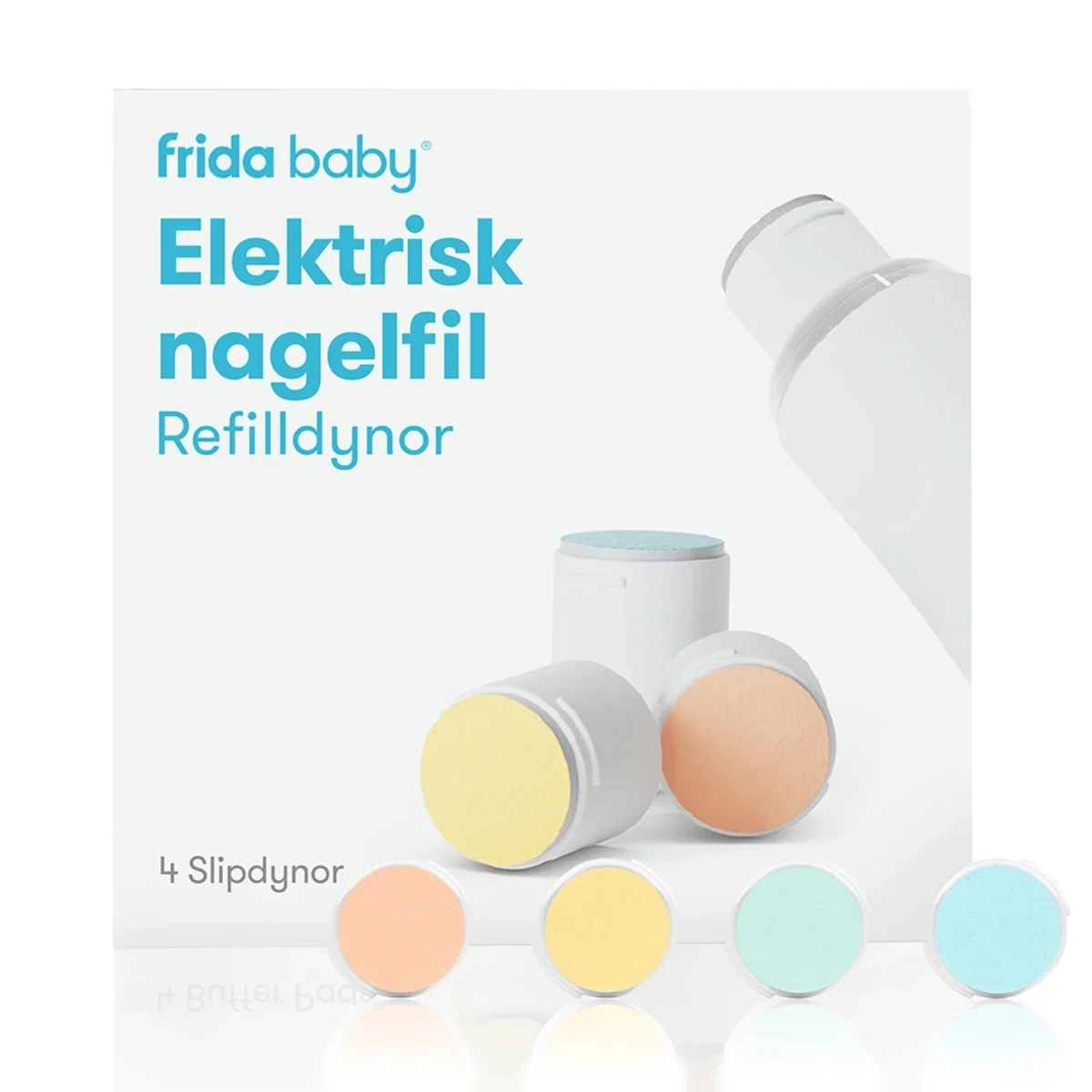 Frida Baby Elektrisk Nagelfil Refilldynor 4 st