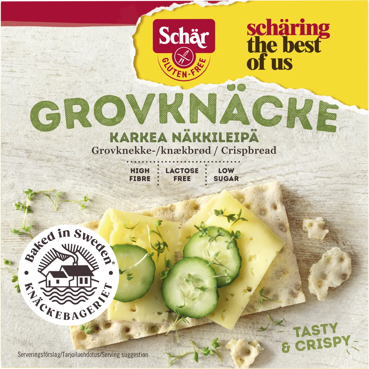 Schär Grovknäcke Glutenfritt 215 g