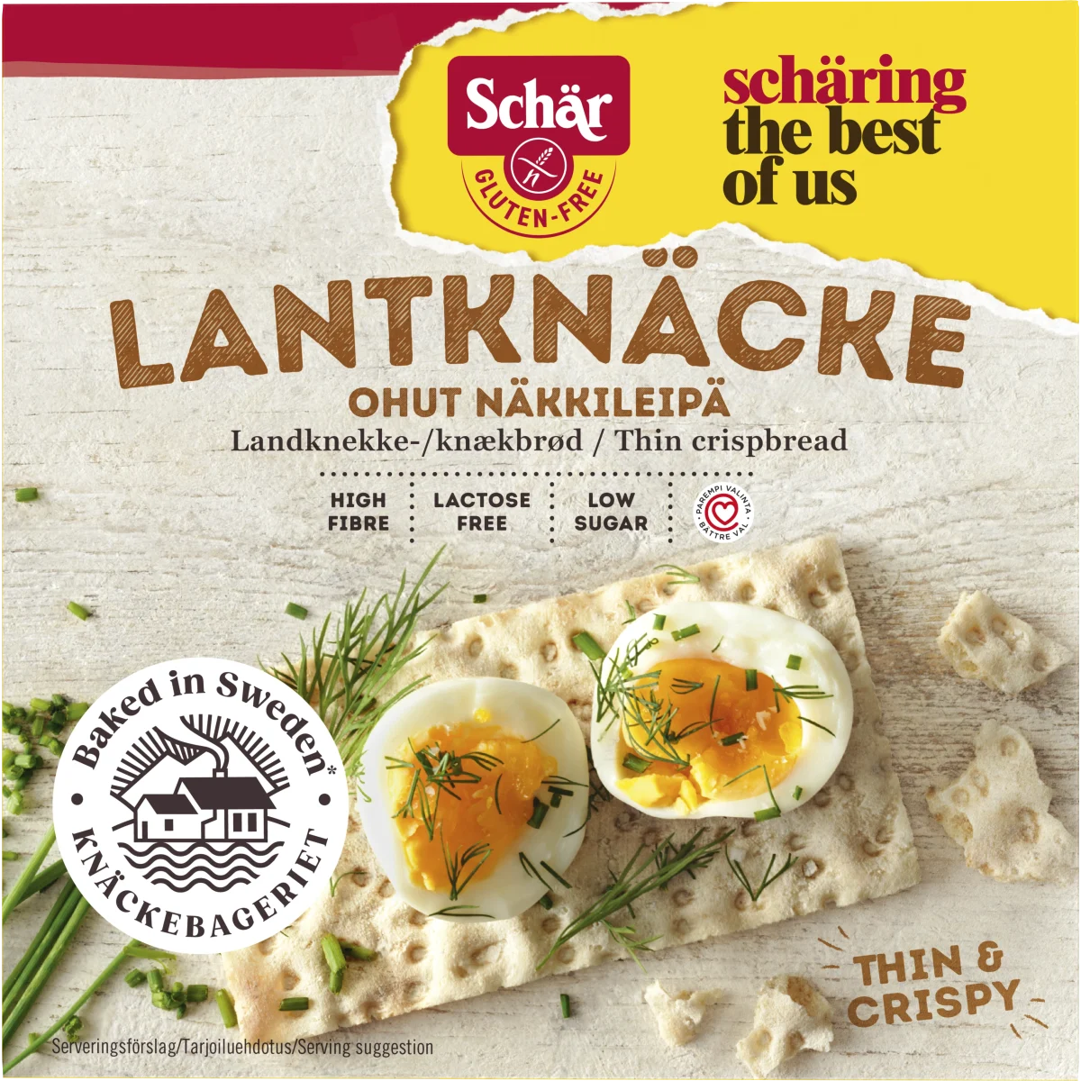 Schär Glutenfritt Lantknäcke 230 g