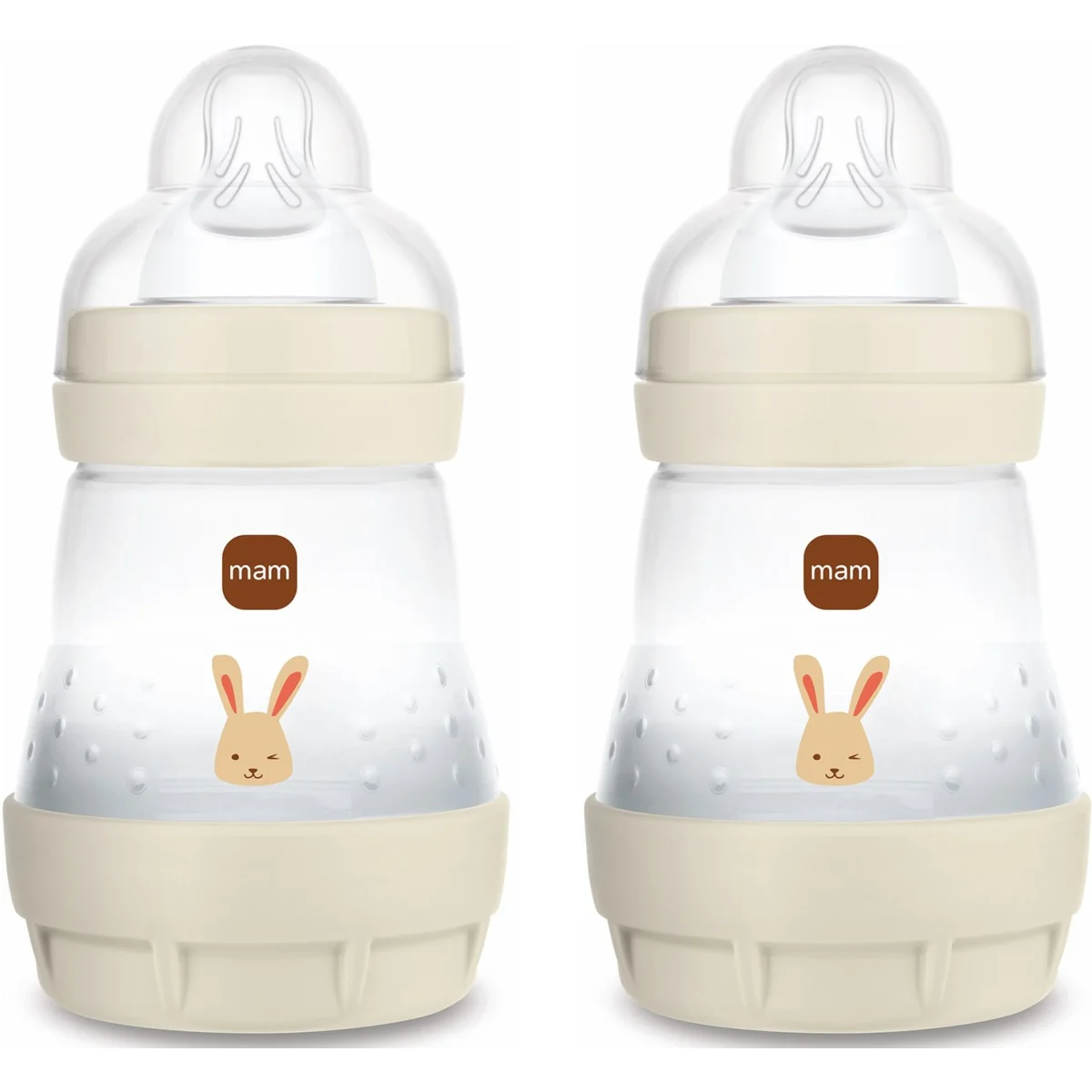 MAM Easy Start Anti-Colic Nappflaska Neutral 160 ml 2-pack