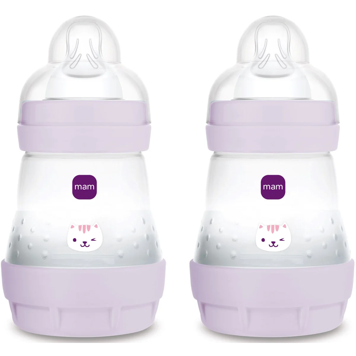 MAM Easy Start Anti-Colic Nappflaska Pink 160 ml 2-pack