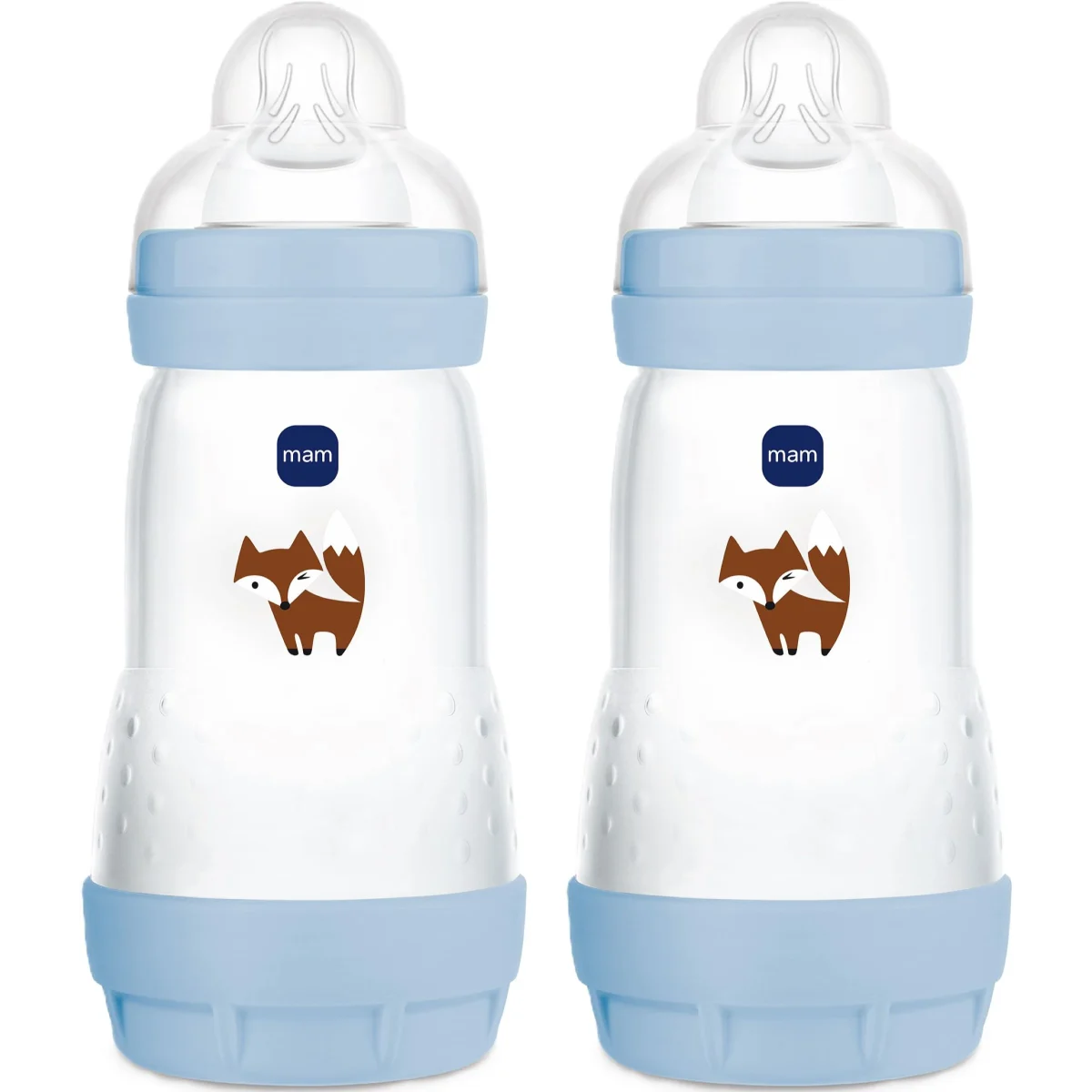 MAM Easy Start Anti-Colic Nappflaska Blue 260 ml 2-pack