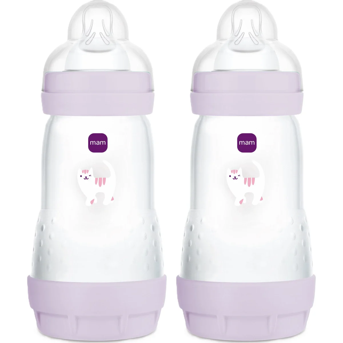 MAM Easy Start Anti-Colic Nappflaska Pink 260 ml 2-pack