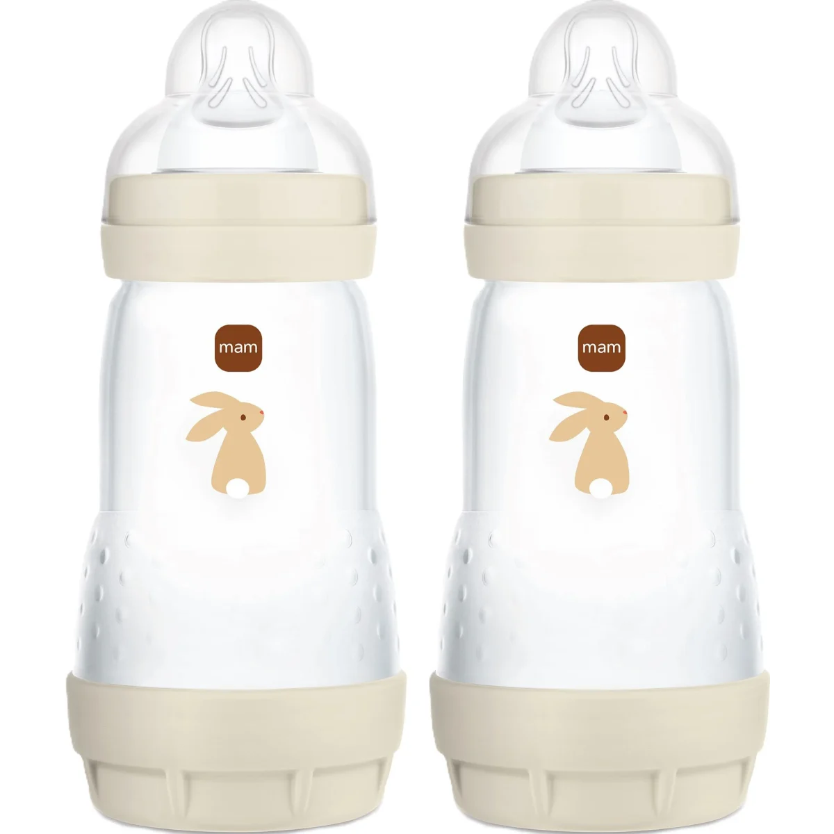 MAM Easy Start Anti-Colic Nappflaska Neutral 260 ml 2-pack