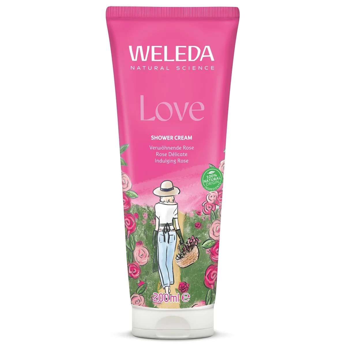 Weleda Love Shower Cream Rose 200 ml