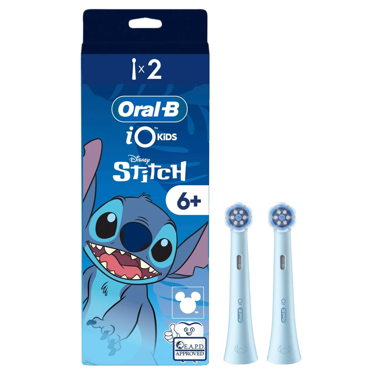 Oral-B iO Kids 6+ Disney Stitch Tandborsthuvuden 2 st