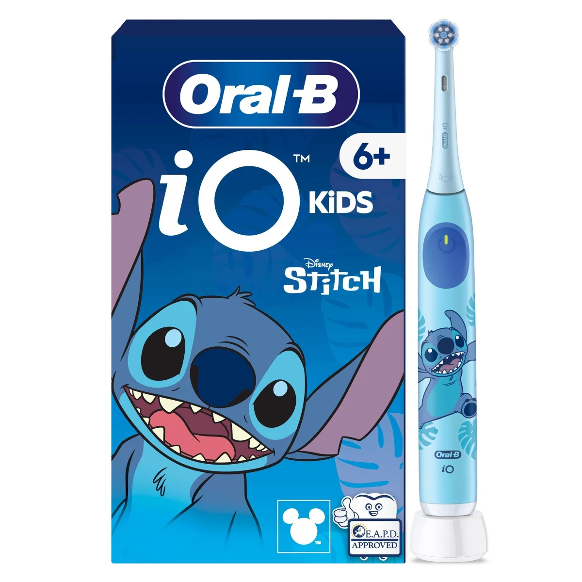 Oral-B iO 6+ Kids Disney Stitch Eltandborste 1 tandborsthuvud