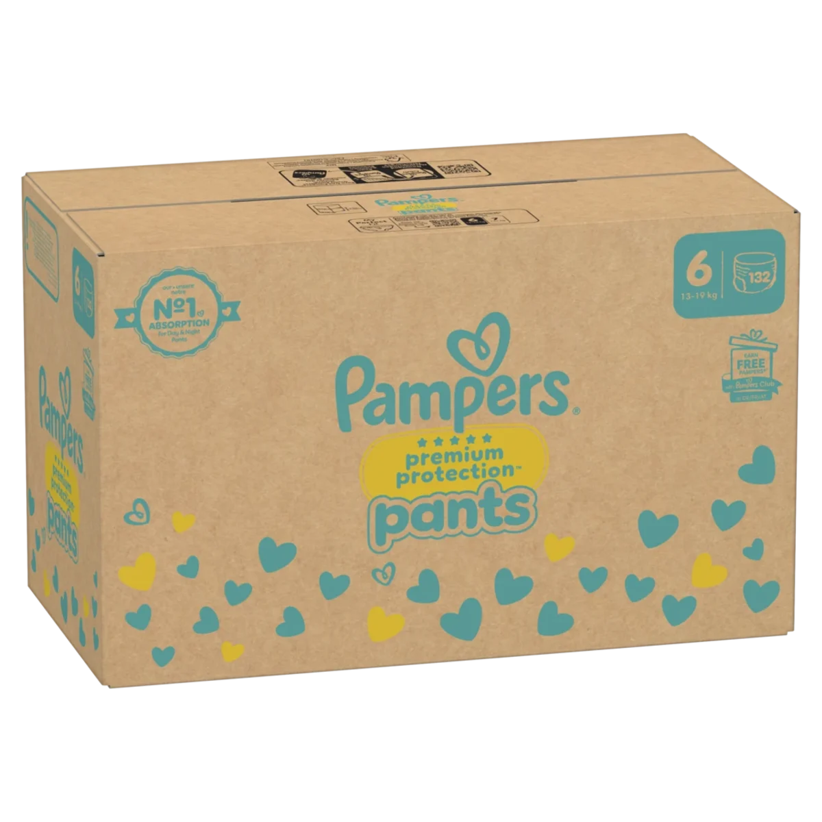 Pampers Premium Protection Byxblöjor 6 13-19kg 132st