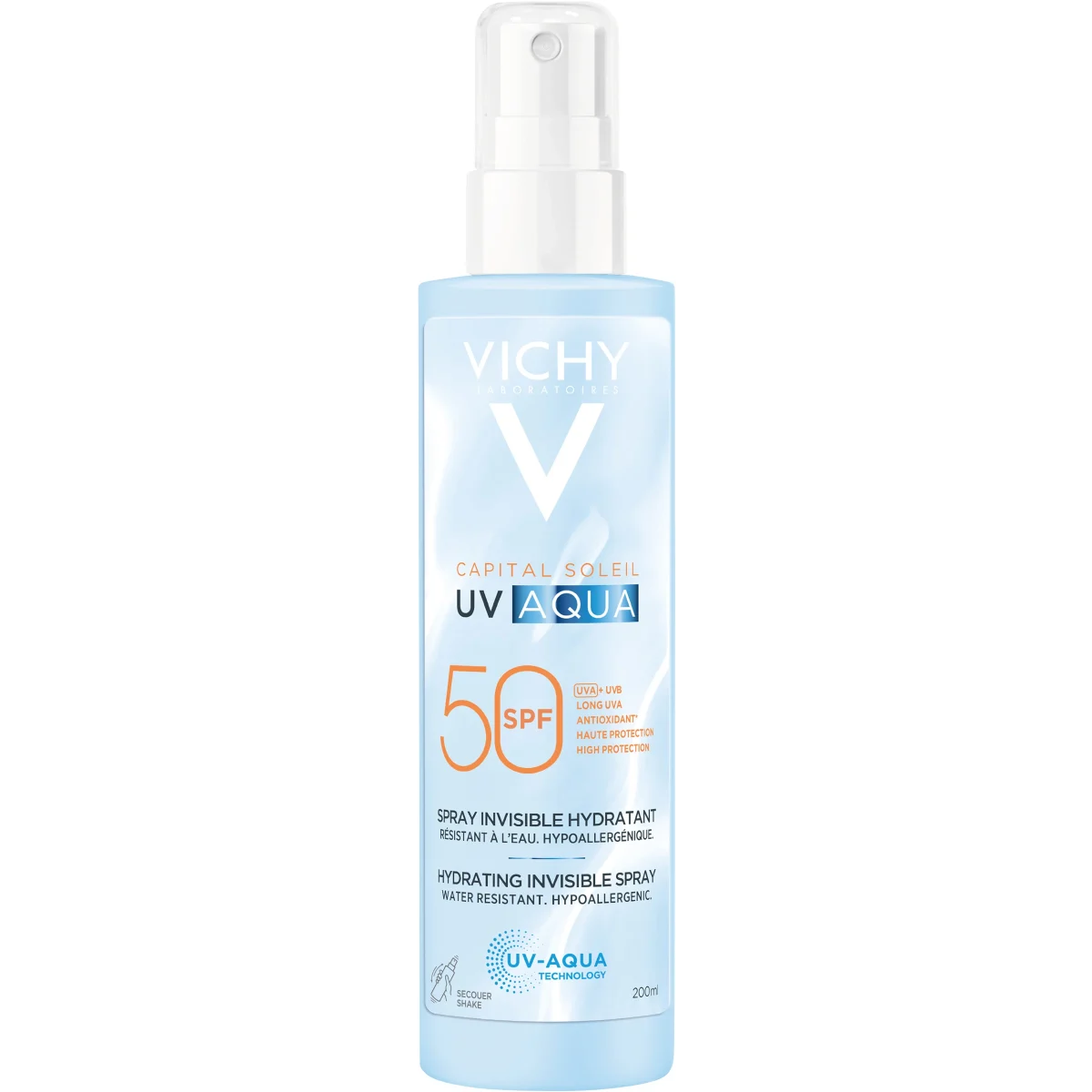 Vichy Capital Soleil UV-Aqua Hydrating Invisible Spray SPF50 200ml