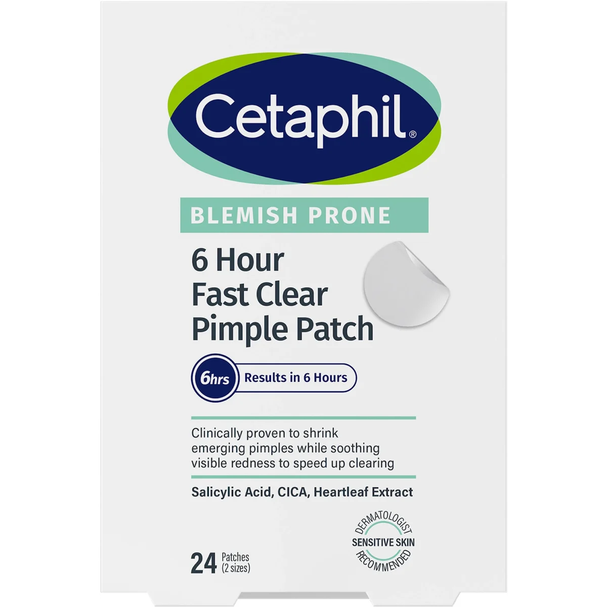 Cetaphil 6h Fast Clear Pimple Patch 24 st