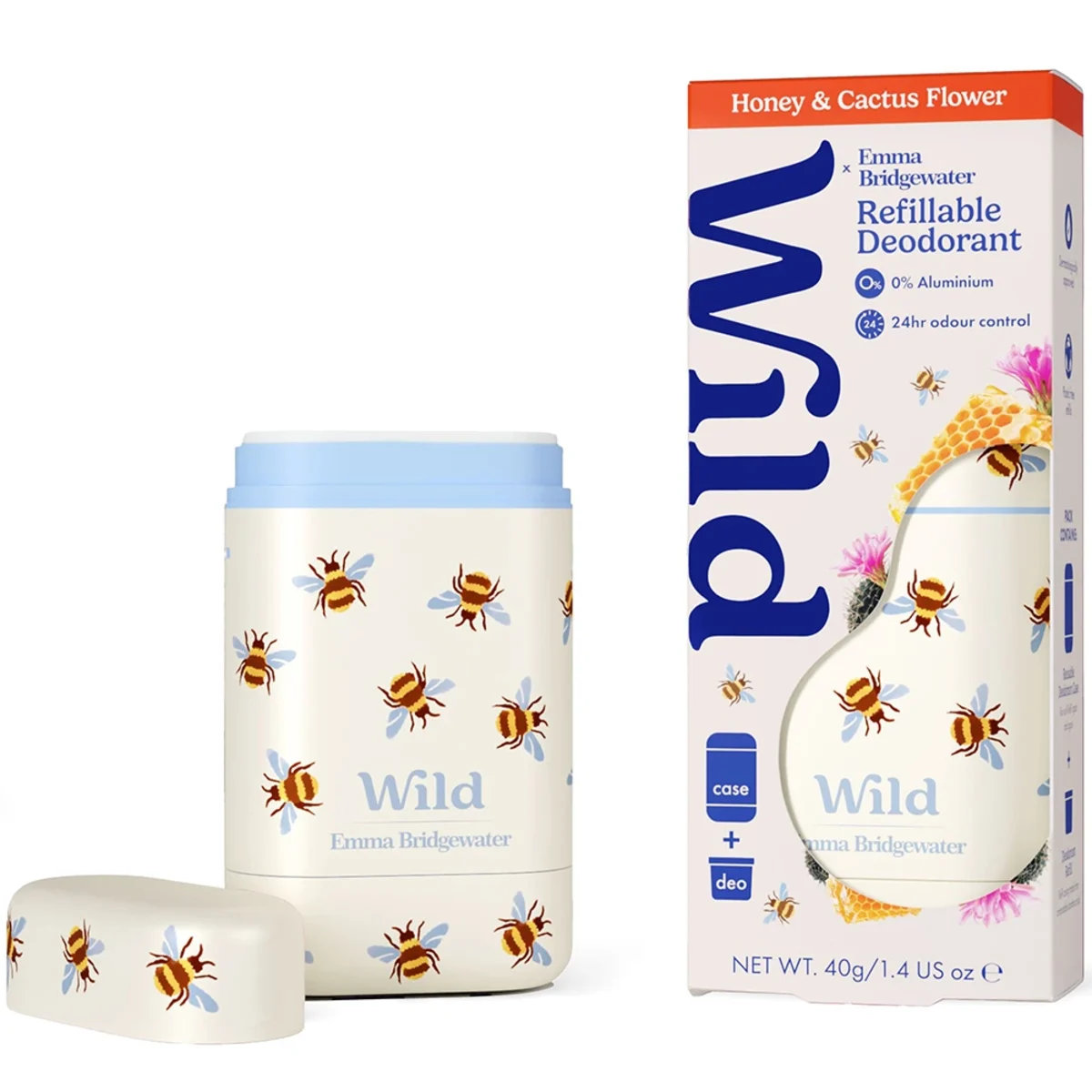 Wild Deo Stick Bee Case Honey Cactusflower