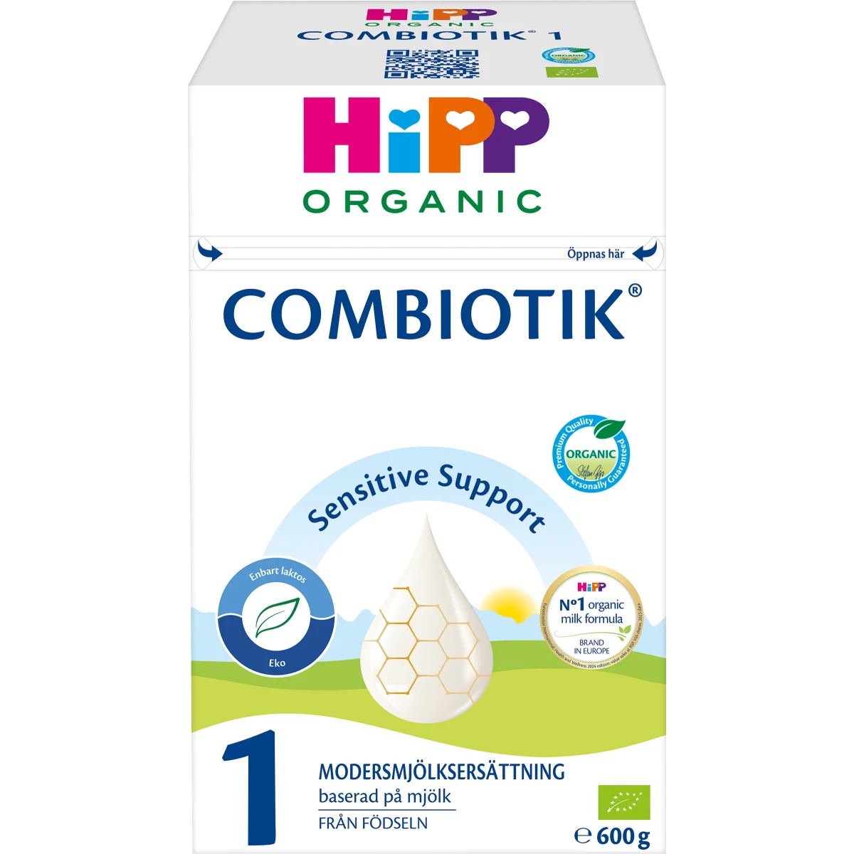 HiPP Combiotik 1 Modersmjölksersättning Pulver 600g