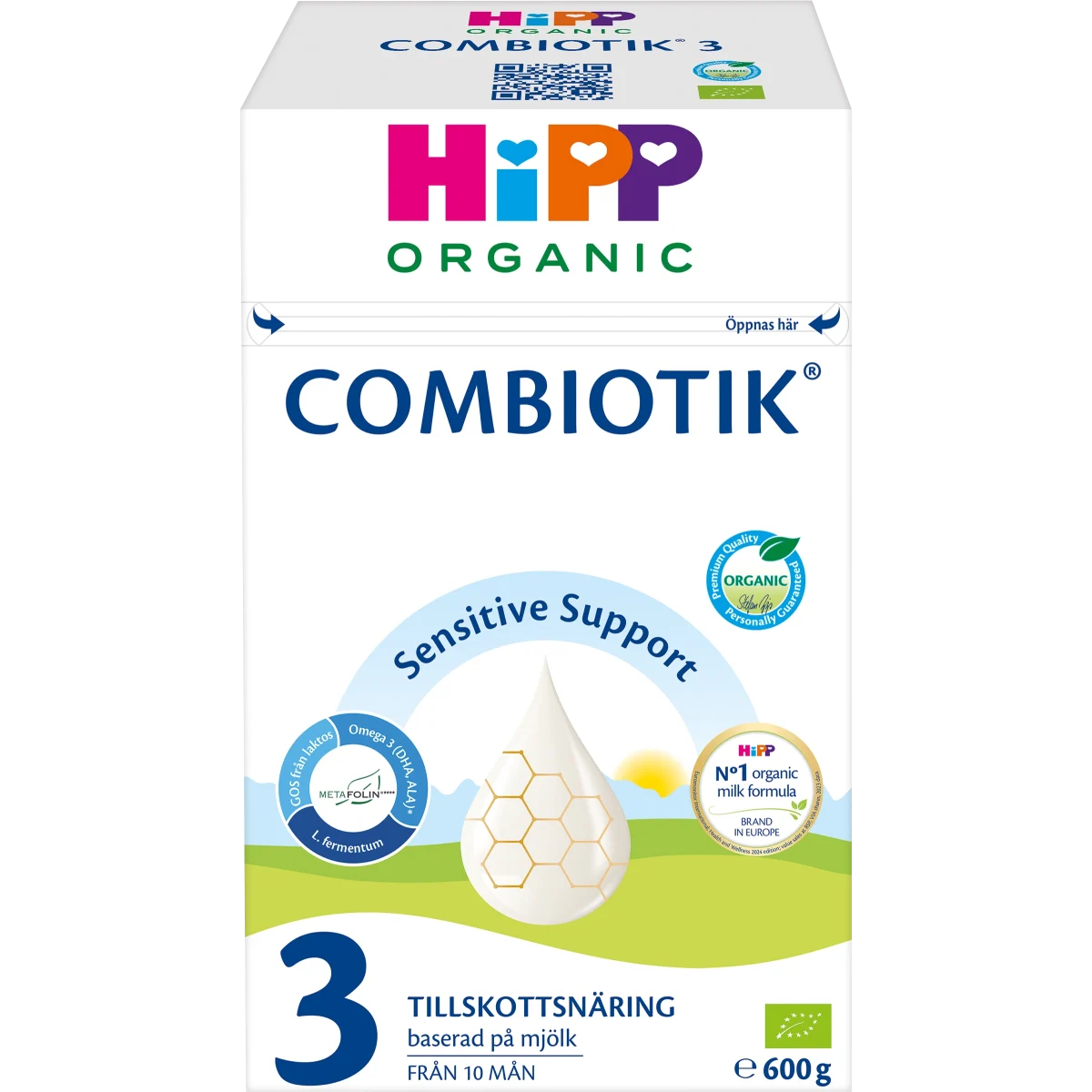HiPP Combiotik 3 Tillskottsnäring Pulver 600 g