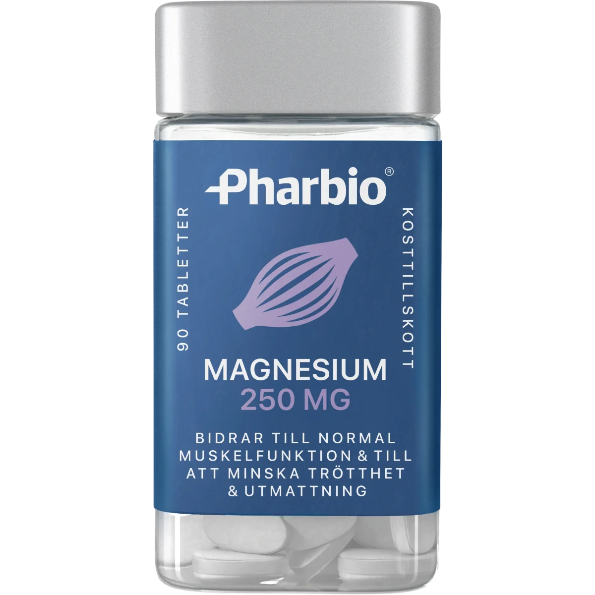 Pharbio Magnesium 250 mg Tablett 90 st