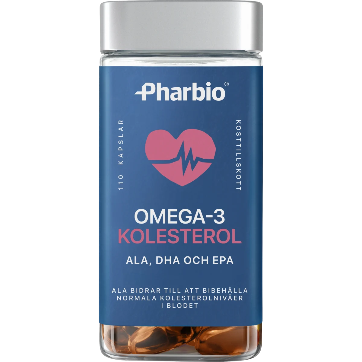 Pharbio Omega-3 Kolesterol Kapsel 110 st