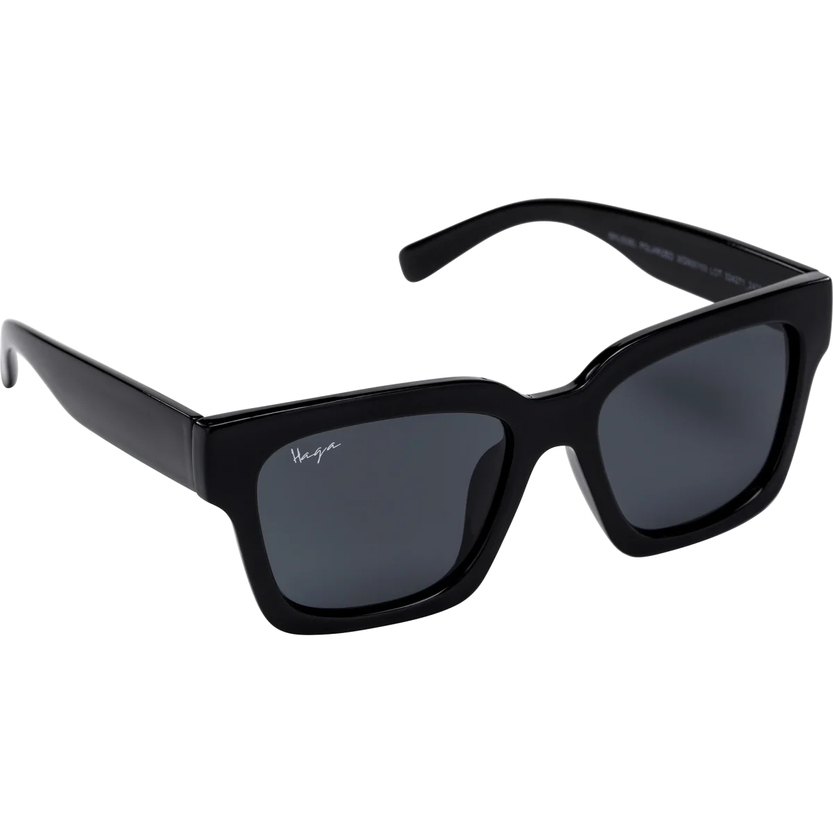 Haga Eyewear Brussel Polarized Black - Grey lens
