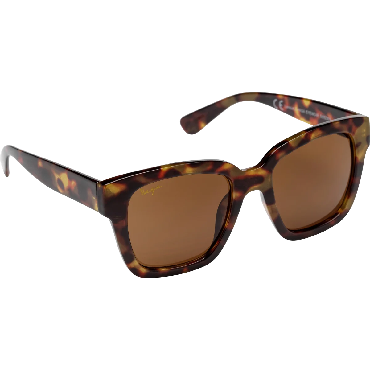 Haga Eyewear Marbella Havana Brown Lens