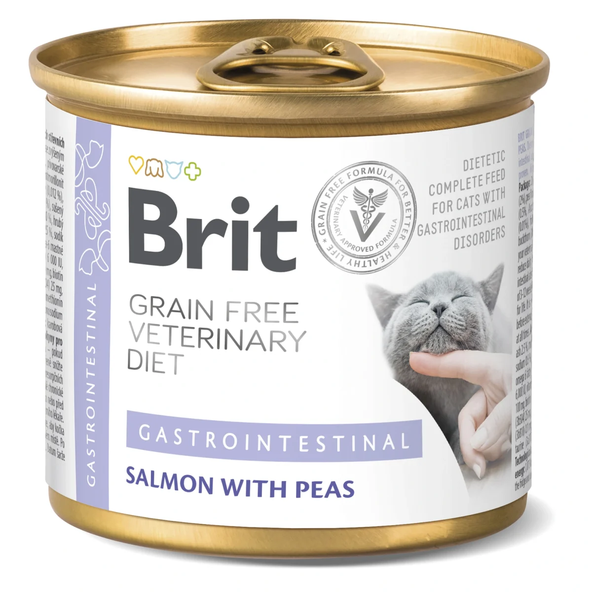 Brit Grain-Free Veterinary Diet Cat Can Gastrointestinal 200 g
