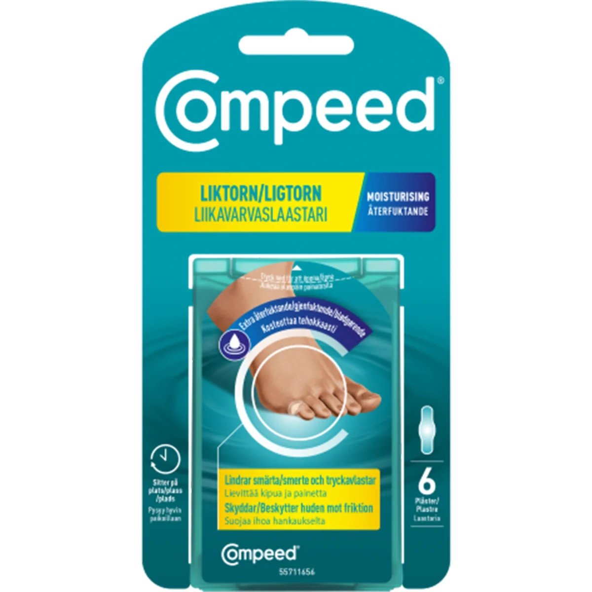 Compeed Liktornsplåster Moisturising 6 st