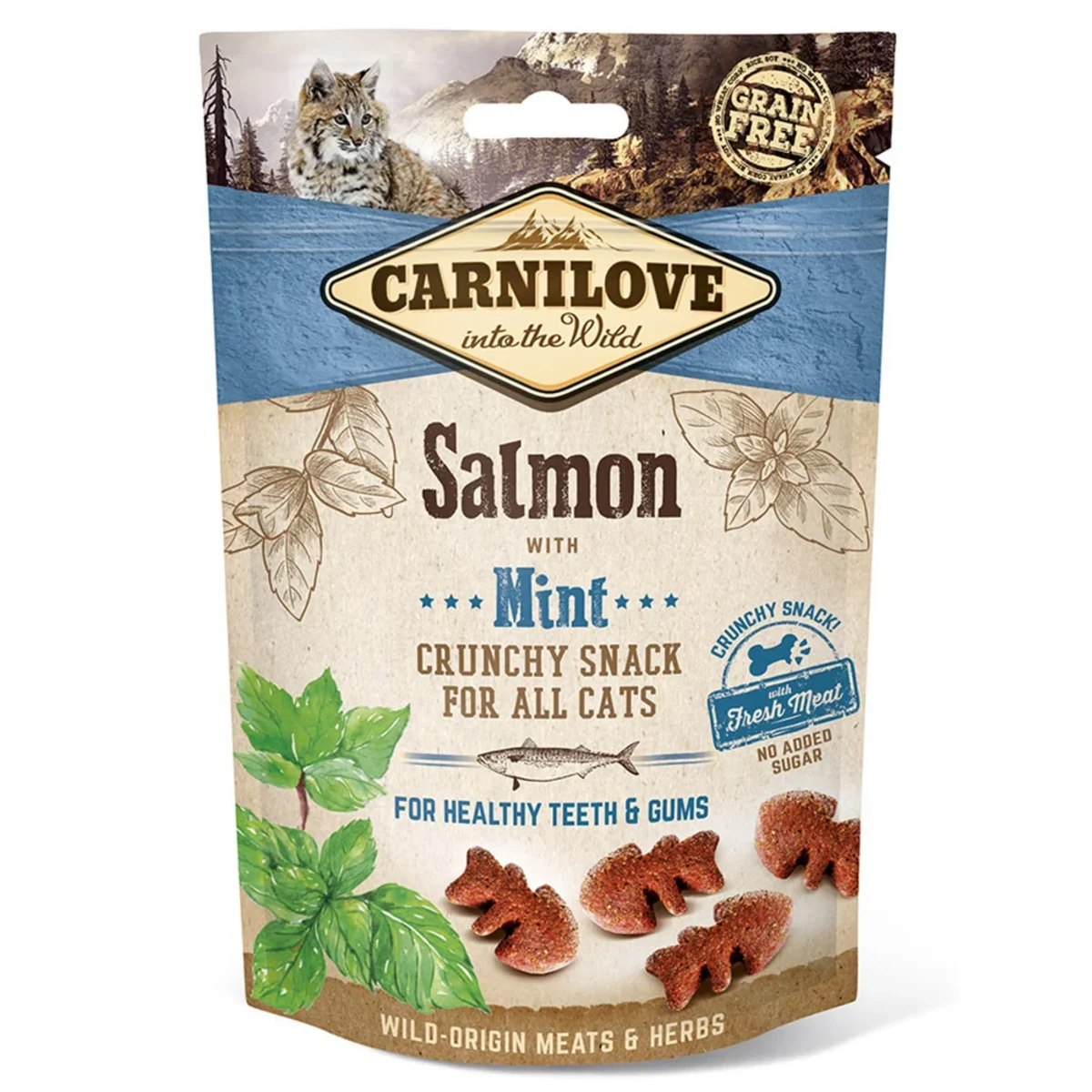 Carnilove Cat Crunchy Snack Salmon with Mint 50 g