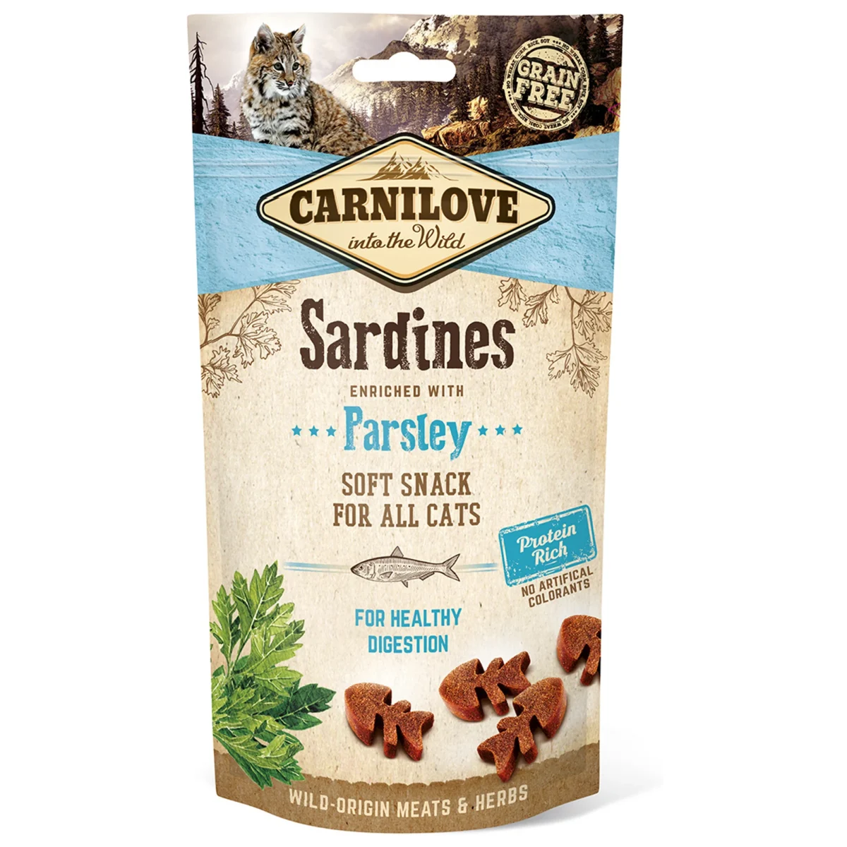 Carnilove Cat Semi Moist Snack Sardine with Parsley 50 g