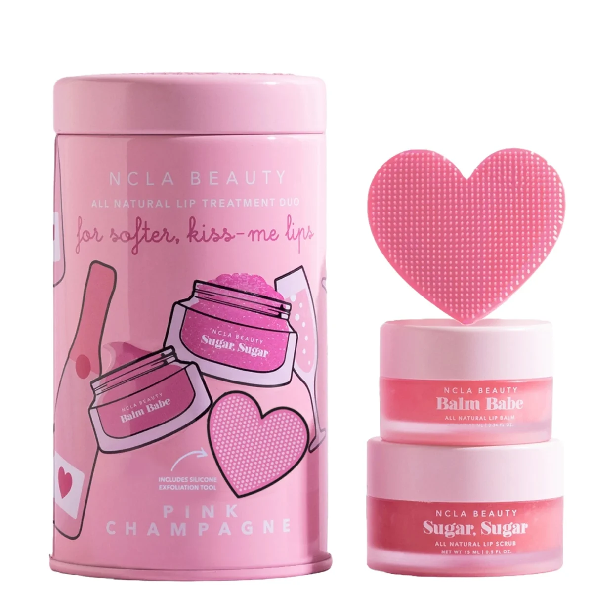 NCLA Beauty  Lip Care Value Set Pink Champagne