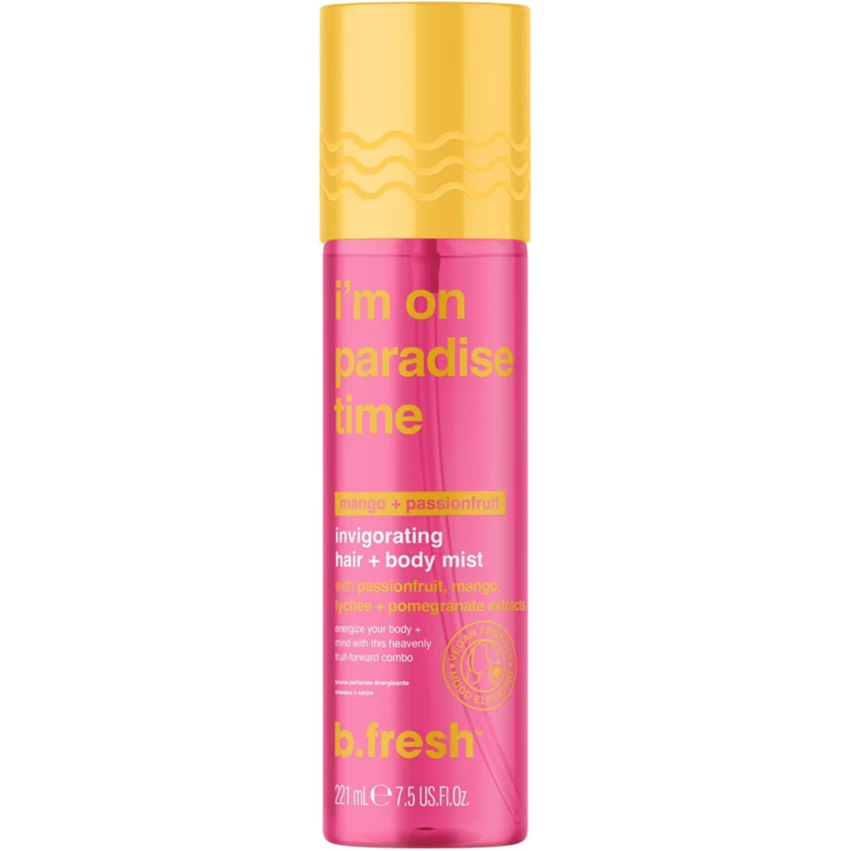 b.fresh I'm On Paradise Time Invigorating Hair + Body Mist 221 ml
